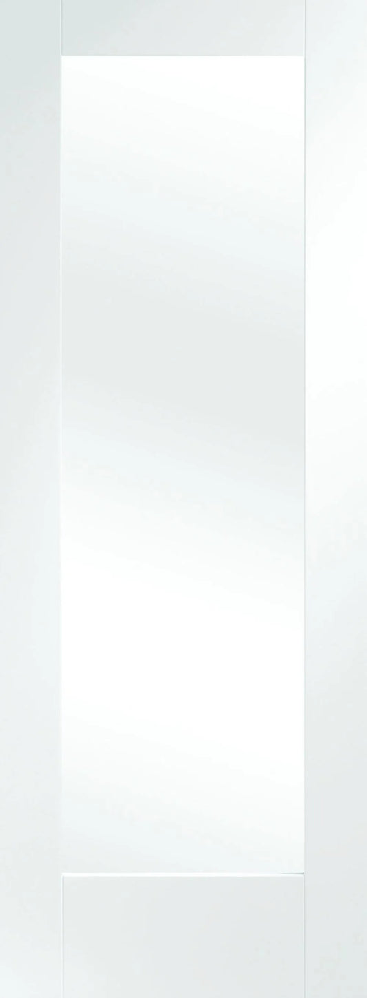 XL Joinery Pattern 10 Internal White Primed Door with Clear Glass -1981 x 838 x 35mm (33")