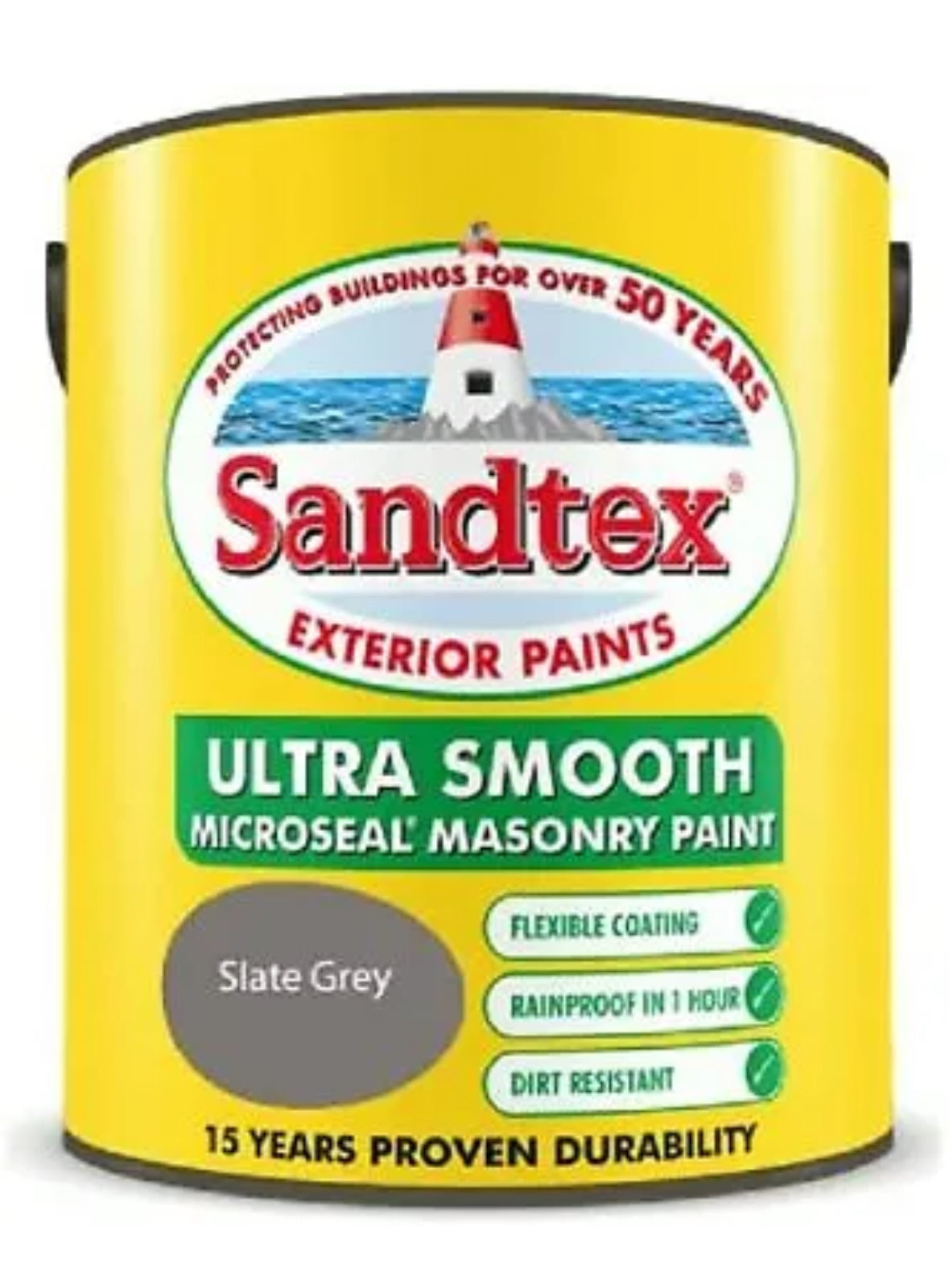 Sandtex Exterior Masonry Paint, 5 Litre