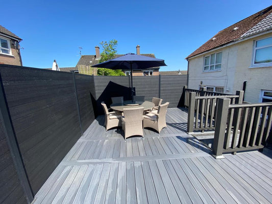 Composite Handrail, Base Rail, Spindles And Posts