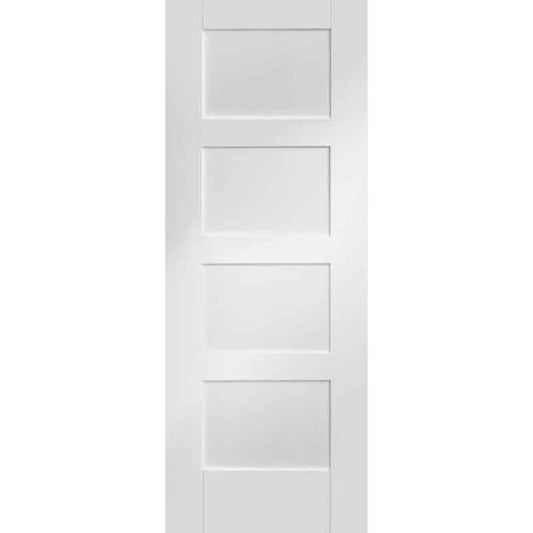 XL Joinery Shaker 4 Panel Internal White Primed Door 1981x838x35mm