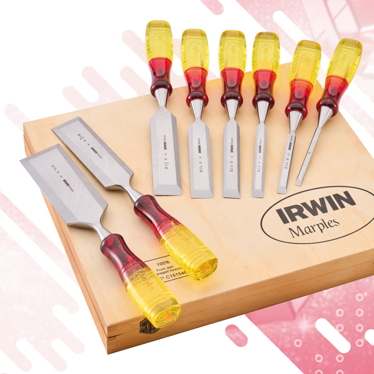Irwin Marples 8 Piece Chisel Set
