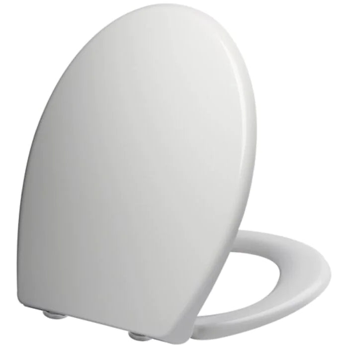 Galaxy Soft Close Deluxe Thermoset Toilet Seat in White