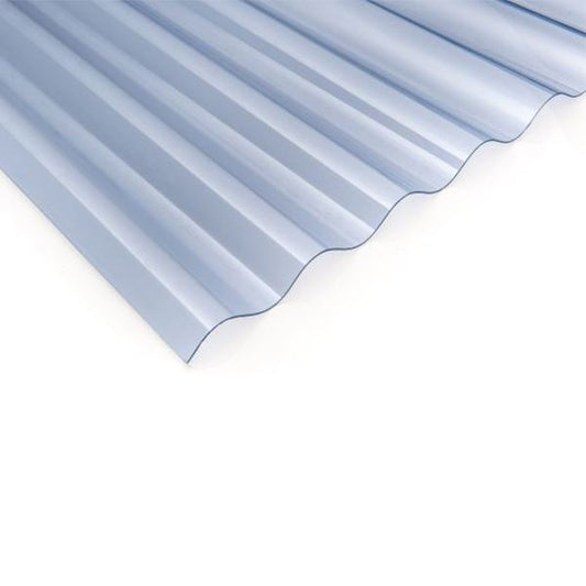 Clear Corrugated Marvec PVC Sheet 600mm Cover