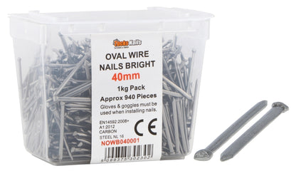 Tucks Oval Wire Nails