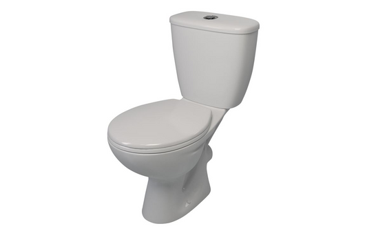 Toilet 2 Go Close Coupled Pan & Cistern w/ Soft Close Seat