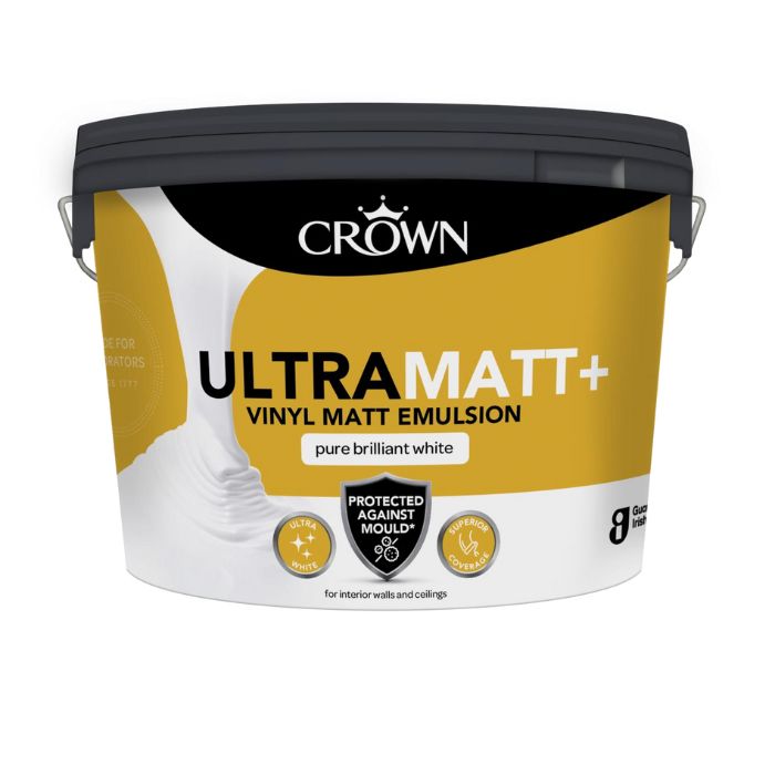 Crown UltraMatt+ White Paint