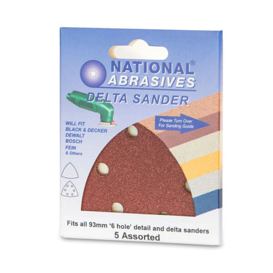 DELTA SANDER SHEETS 5 PACK