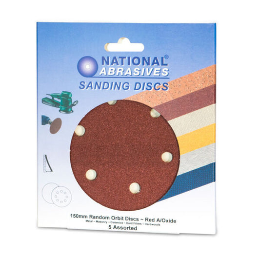 SANDING DISCS 5 PACK ASSORTED