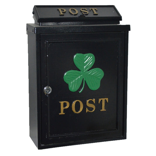 Post Zone Green Shamrock Diecast Post Box