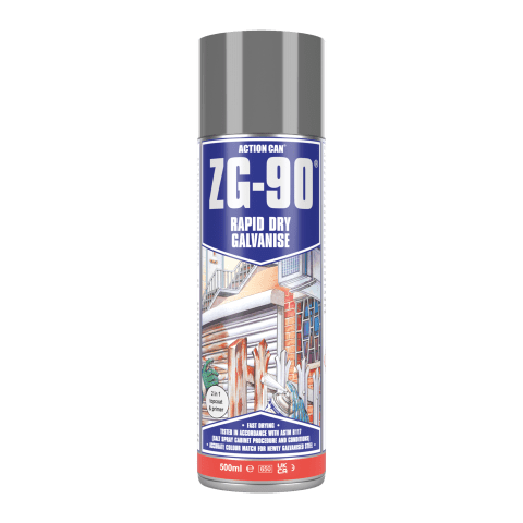 ZG-90 Cold Zinc Galvanising Spray 500ml Aerosol spray