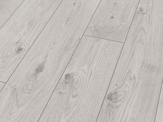 LAMINATE FLOORING AC5 LONG PLANK EVEREST OAK WHITE 12mm