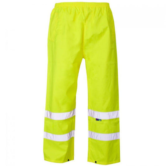 Hi-Vis Reflective Waterproof Trouser Yellow