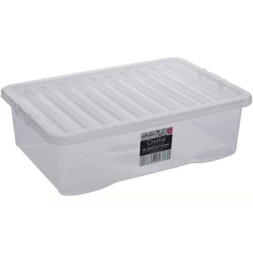 Wham Crystal Underbed Storage Box & Lid - 32L