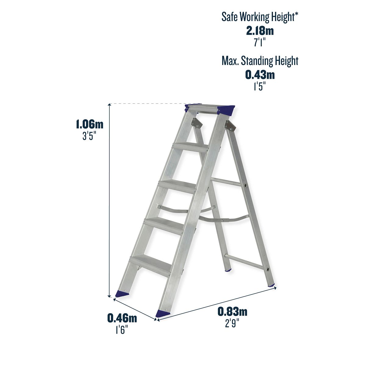 Werner Stepladder 5 Tread MasterTrade™