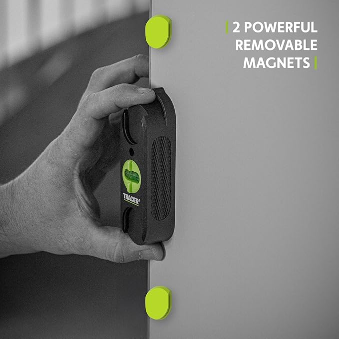 TRACER Magnetic Stud Finder c/w Magnet Marker Tags
