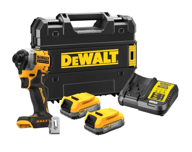 Dewalt DCF850 E2T XR BL Impact Driver 18V 2 x 1.7Ah POWERSTACK™ Li-ion