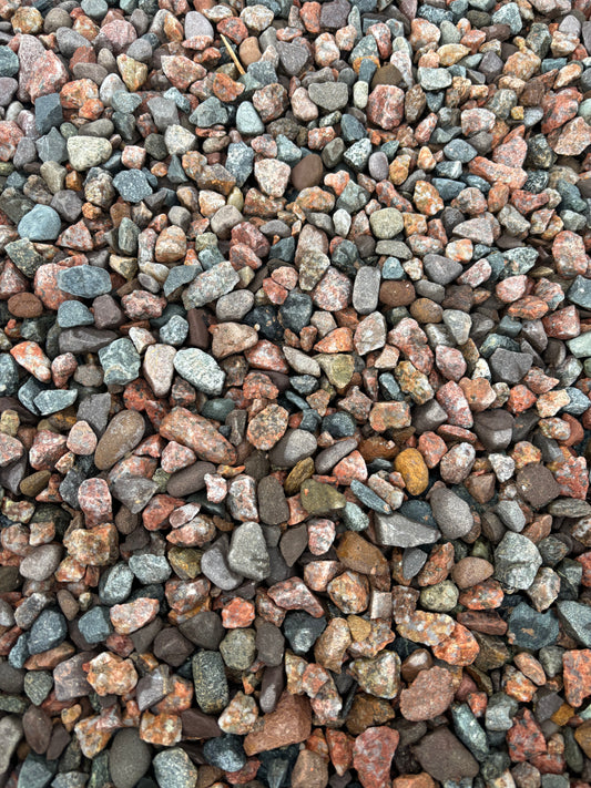 Jumbo Bag Of Pink Pebbles 19mm