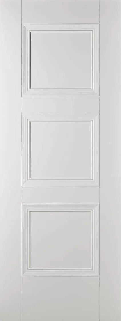 LPD Amsterdam Panel White Primed Internal FD30 Fire Door 78” x 30” - 1981 x 762 x 44mm