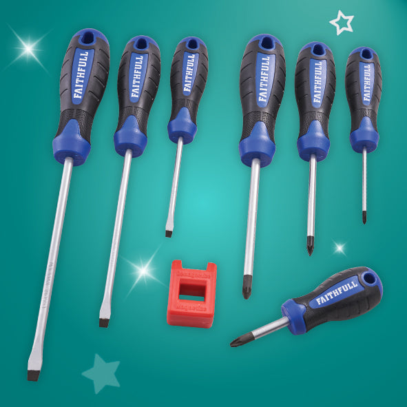 Faithfull 8 Piece Screwdriver Set