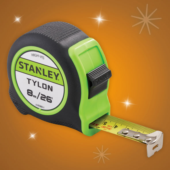 Stanley Hi-Vis Tylon Pocket Tape