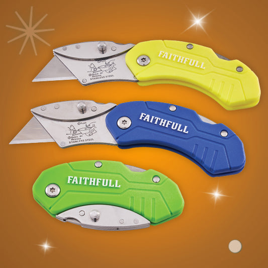 Hi-Vis Folding Utility Knife