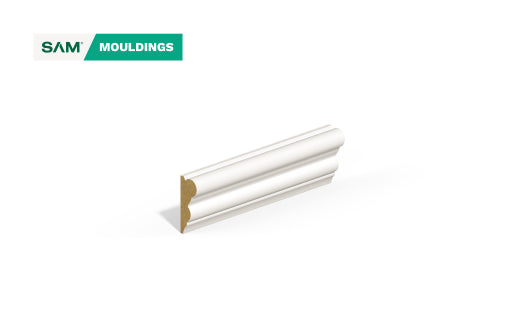 Sam 1960 White Primed Picture Rail 44mm x 18mm x 5.49mt