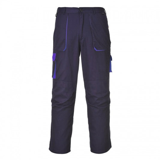 PORTWEST TX11 CONTRAST TROUSER NAVY