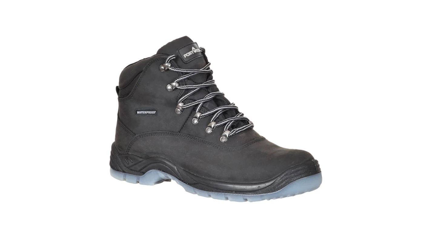 Portwest FW57 Black Steel Toe Capped Safety Boot