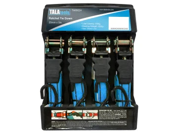 Tala Ratchet Tie Down Set, 4 Piece