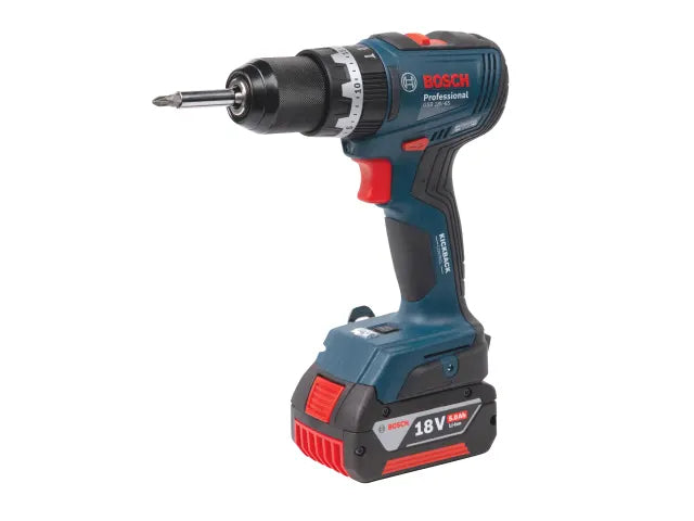 Bosch 18V Combi Drill With 2 x 5.0Ah Li-ion Batteries