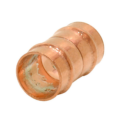 15mm Solder Ring Copper Straight Coupling (Pack of 2)