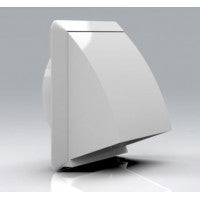 Round Back Cowled Vent (White)