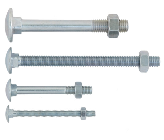 Cup Square Bolt and Nut Zinc Plated