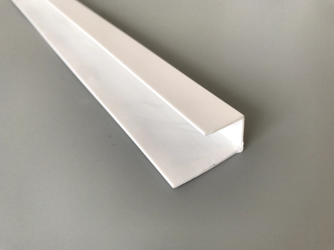 PVC U Bathroom Trims 5mm x 2.7mt