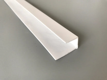 PVC U  Bathroom Trims 8mm x 2.7mt