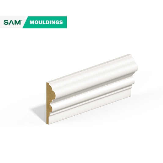 Sam 85 White Primed Dado Rail 57mm x 18mm x 5.49mt