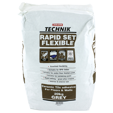 Technik RapidSet Flexible Tile Adhesive 20KG
