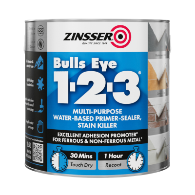 Zinsser Bulls Eye 1-2-3 Primer Sealer - White