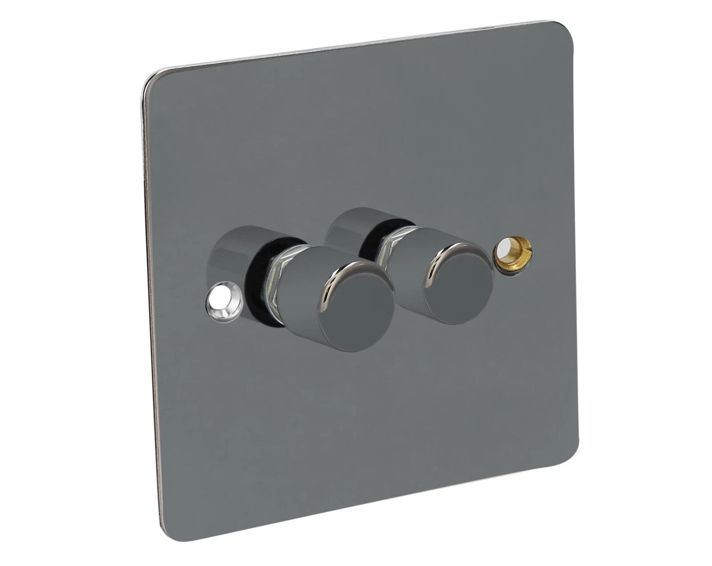 Push Dimmer Flat ( Black Nickel ) 2G 2-Way